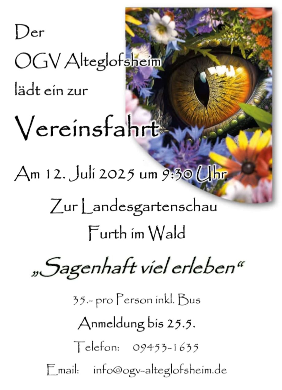 Fahrt zur Landesgartenschau nach Furth im Wald